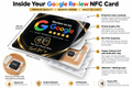 Google Review NFC Tap Card for Businesses | Reusable Counter Display